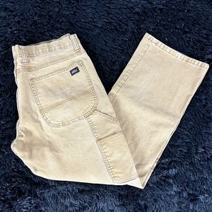 dickies tan carpenter pants size 34x30